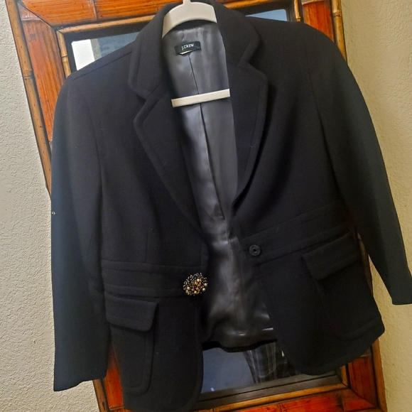 J. Crew Black Women's Blazer size 0 - Picture 6 of 12